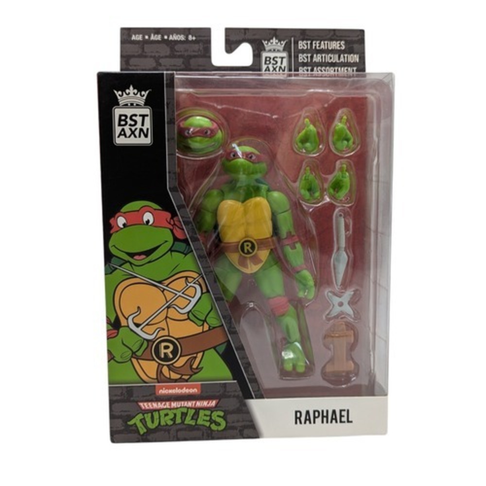 2024 BST AXN Teenage Mutant Ninja Turtles Raphael Action Figure